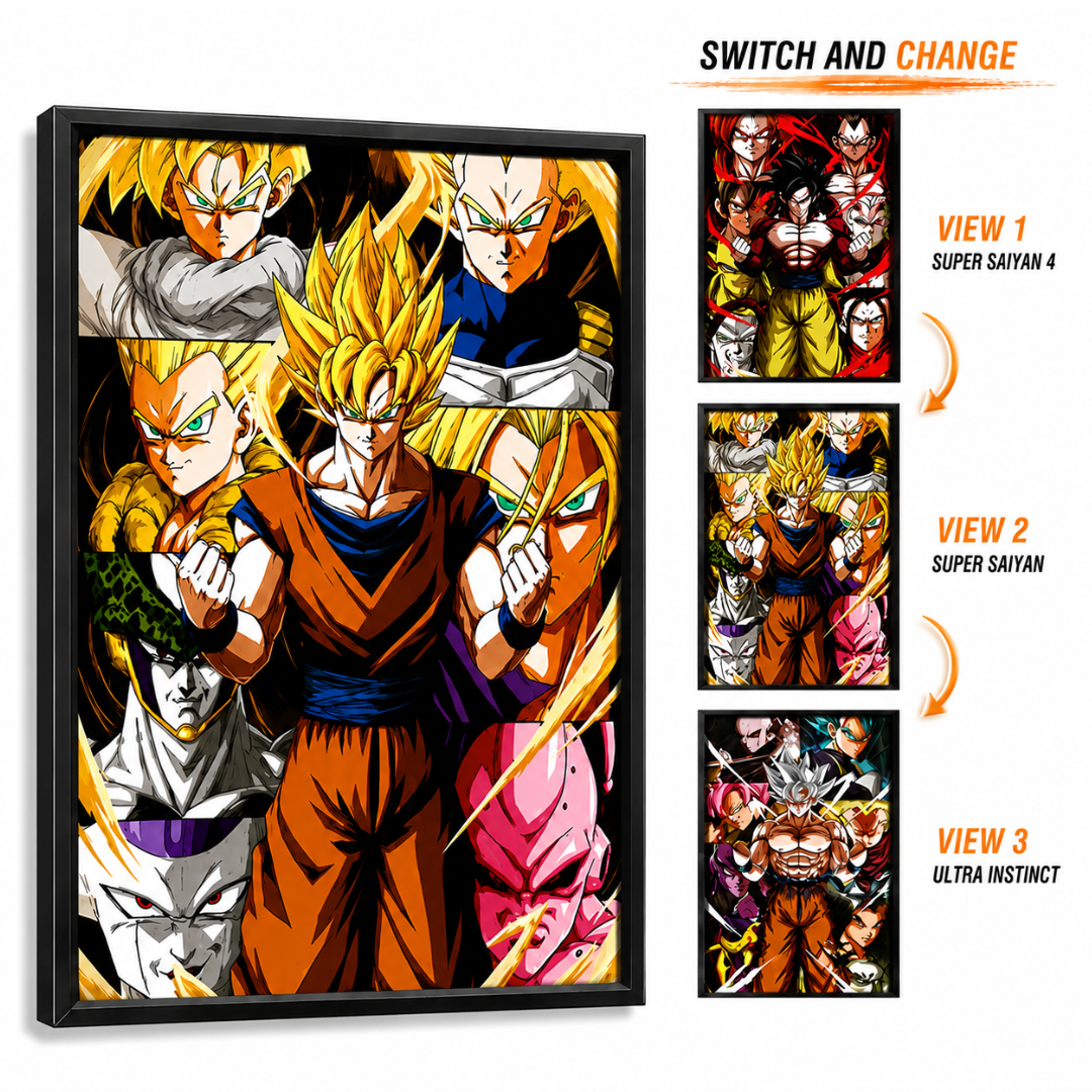 Goku 3D Lenticular Poster