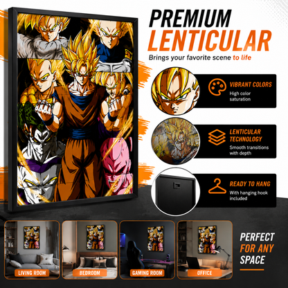 Goku 3D Lenticular Poster